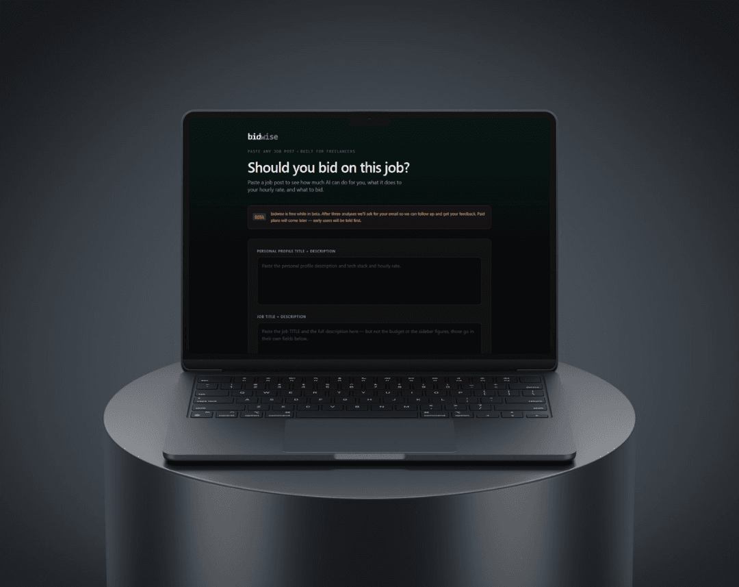 Bidwise - Upwork Risk Analyzer (AI Tool) project image